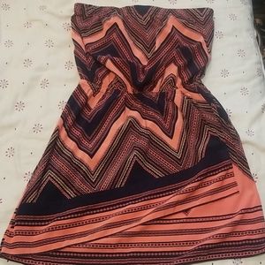 Express dress pink black